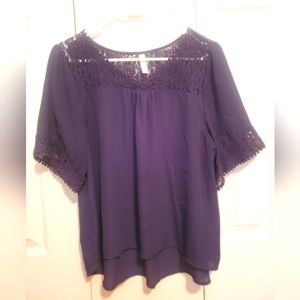 Blue top by Xhilaration, Size Medium